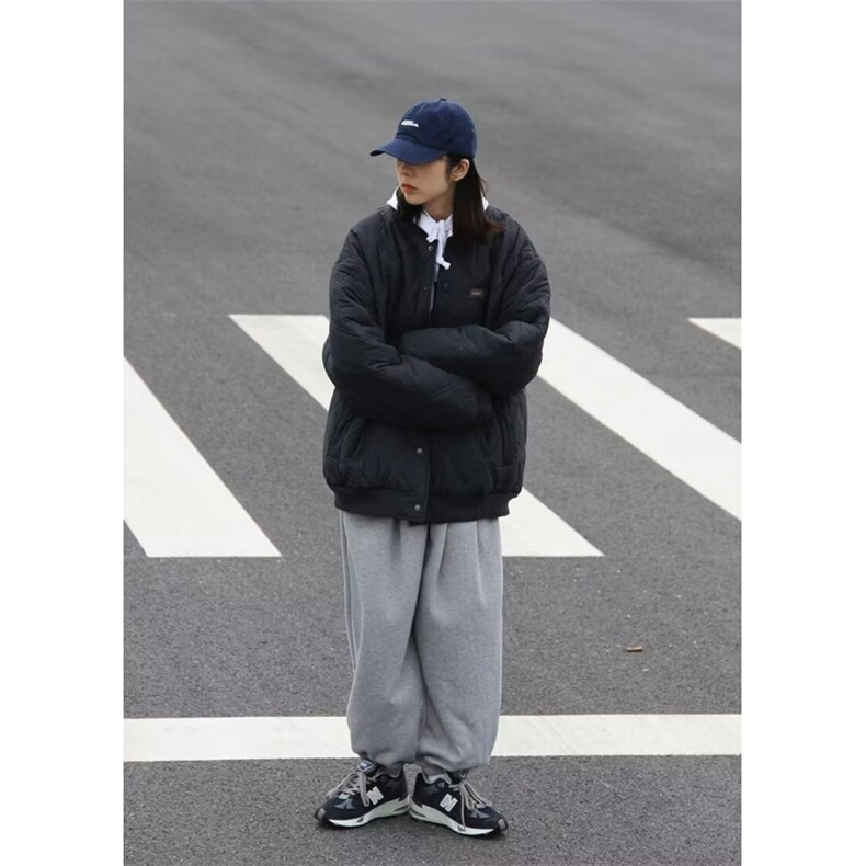 BOYUE帛跃冬季cityboy绣标菱形格棉服青少年男潮棒球棉衣m75p68,男装棉衣,电商D315
