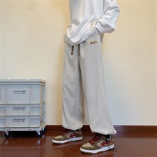 男秋季新款灯芯绒裤子束脚男纯色时尚潮牌运动裤潮K7093P33，男装休闲裤，星座1116-2