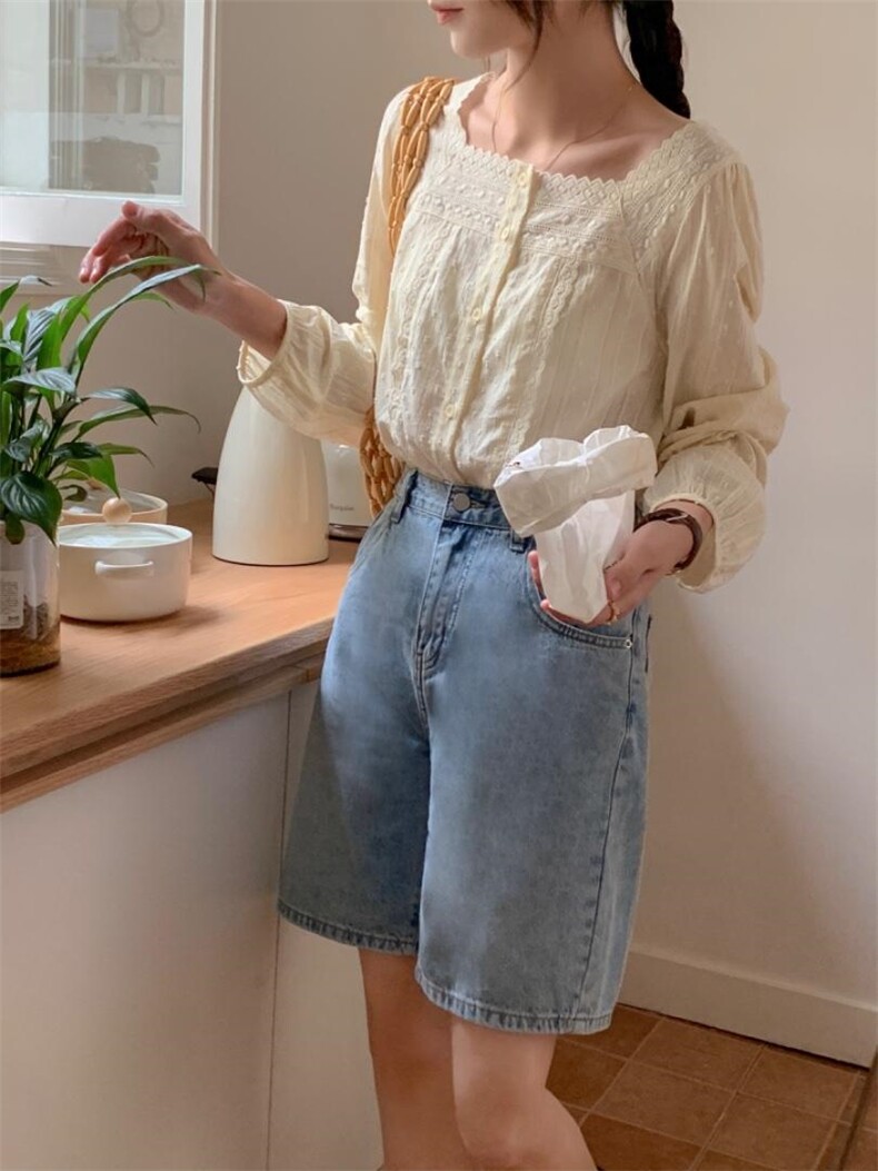 法式U领小衫，其它，DAP