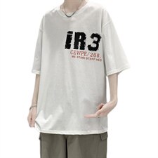 夏季t恤男潮流时尚港风t恤A210-A8328-P28，男装T恤，星座210-3