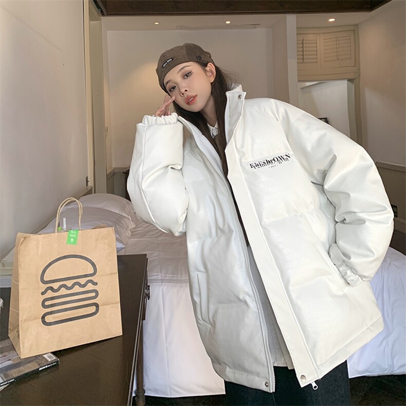 1港风情侣鳄鱼纹手塞棉M-5XL大码PU皮棉服外套男8507P120控158,男装棉衣,星座226-2