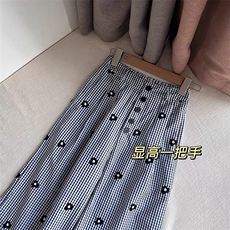 原版做工花朵刺绣男女休闲裤ZK0387-特批50，男装休闲裤，星座313A(原308A-2)