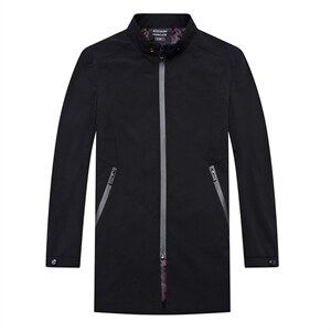 中年男士立领风衣中年爸爸装外套休闲时尚夹克风衣HPN98067-P190,男装风衣,电商B212（原钱塘6029）
