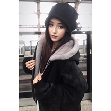 座山雕短款连帽毛领棉服女冬派克服棉衣外套MF428-P85，男装棉衣，星座412-3