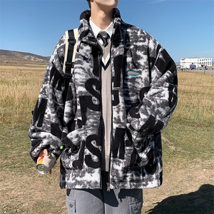 24新款春装款羊羔毛加厚宽松情侣棉衣YG04-P95限128图片