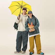 2025冬季新款男装日系潮牌华夫格宽松休闲卫衣加厚卫衣WY626-F96，男装卫衣，电商A101（原外27）