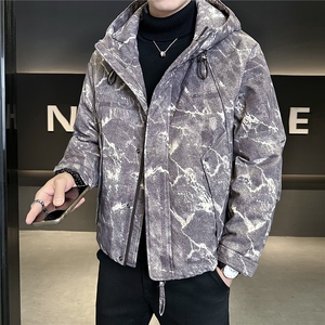 M-3XL B353 3813 P220 咖连帽2025冬羽绒服【标50控活动价308】图片