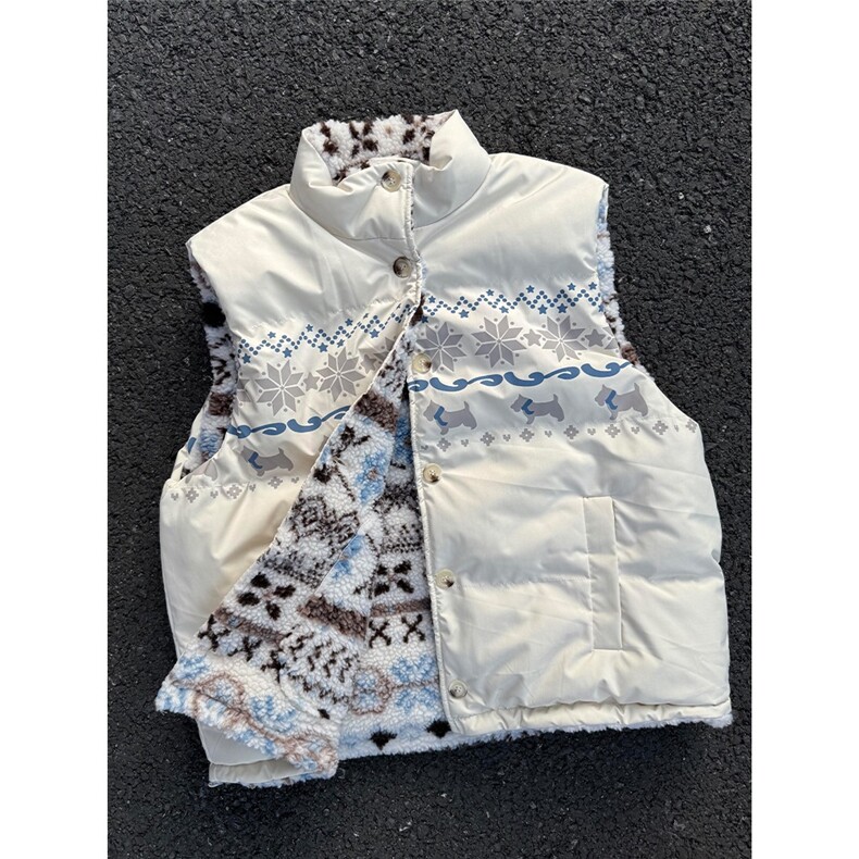 高质量双面穿羊羔绒马甲MJ16P99，男装背心/马甲，星座1013-5