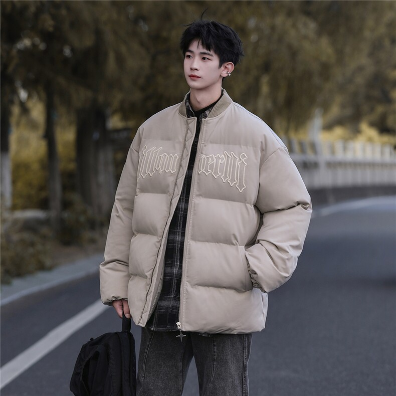 高品质23/冬季美式立体绣棒球服棉衣XMY2311-P115控158抖音控178,男装棉衣,电商B370