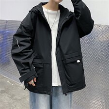 JK1252023秋季新款韩版宽松连帽夹克外套109-P80,男装夹克,星座109