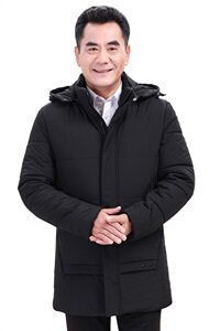 8802/ 中年棉袄男中长款棉服大码男装外套爸爸棉衣老年人冬装图片