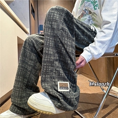 XZ616秋季新款灯芯绒满印双褶订标休闲长裤TY1069P55控68，男装休闲裤，星座512A（原616）