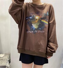 新款星球坠落卫衣三个色，女装卫衣/绒衫，SMOOTH