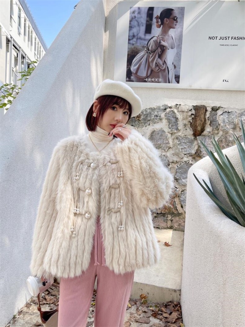 环保皮草外套，女装皮草，伊妹儿