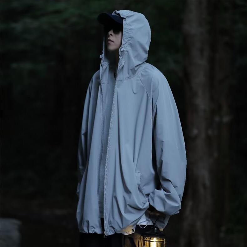 防晒衣男夏季超薄透气宽松潮流百搭外套上衣户外运动风衣9247P40,男装防晒衣,星座410-2