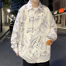长袖衬衫男港风潮流C133P28，男装衬衫，星座1116-2