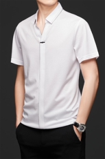 M50042男士2023年夏季新款百搭T恤短袖商务休闲体恤P145，男装T恤，电商B360