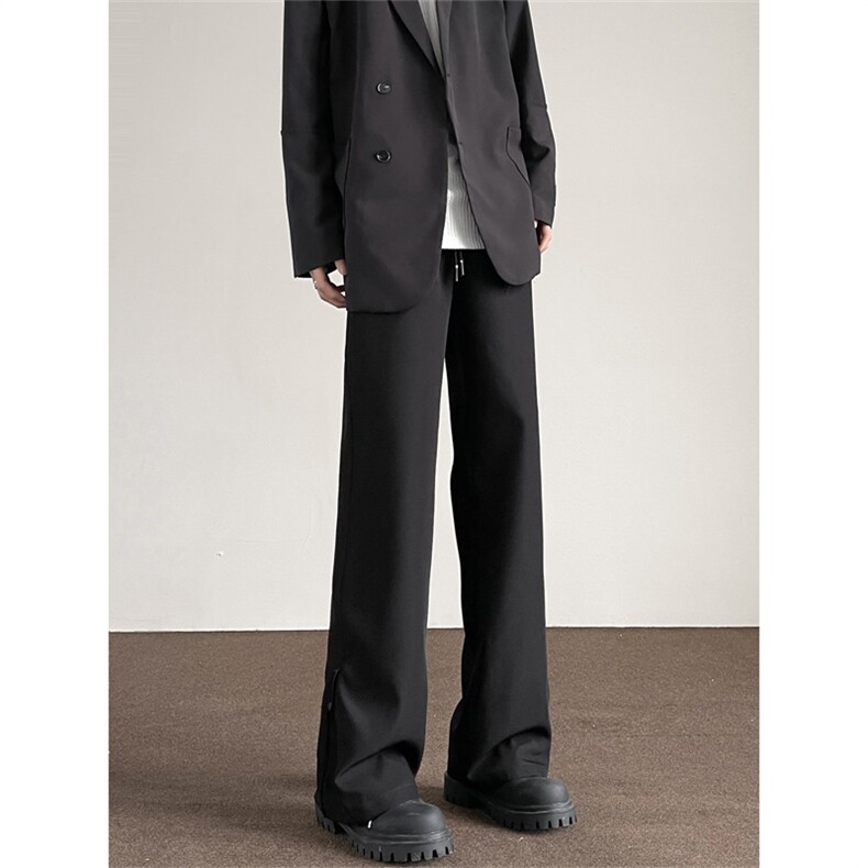 春季西裤男设计感小众高级感长裤cleanfit穿搭A061-EX50197-P45，男装西裤，电商A061