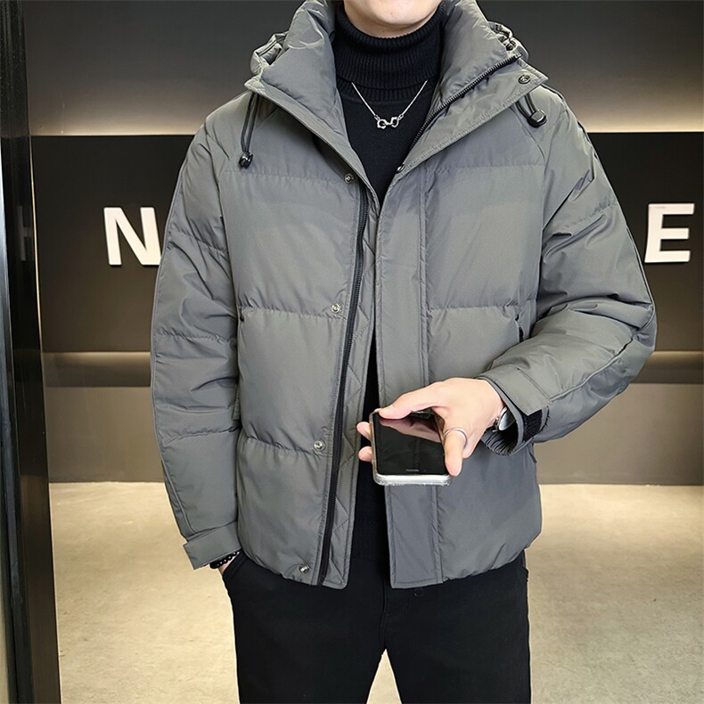 标50绒店主风男士帅气连帽羽绒服休闲保暖外套B328-2550-P205,男装羽绒服,电商B328