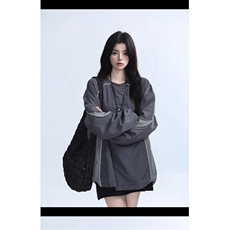 5337-P60春秋季韩版新款圆领宽松卫衣上衣，女装卫衣/绒衫，星座617A-2