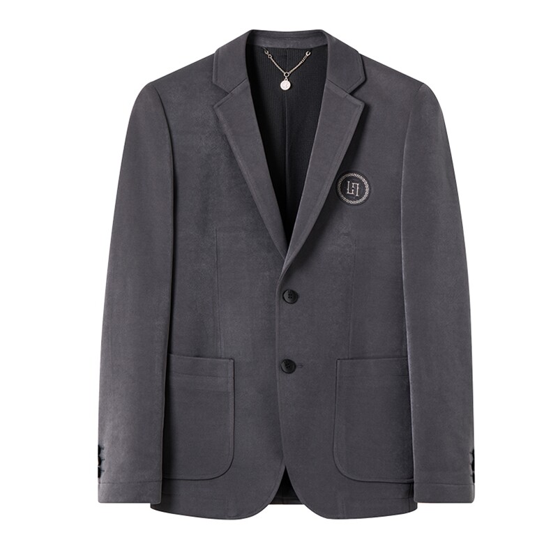 秋冬季新款中年西装领爸爸商务男装单件男西服ASD95209-P270,男装西服,电商B212（原钱塘6029）