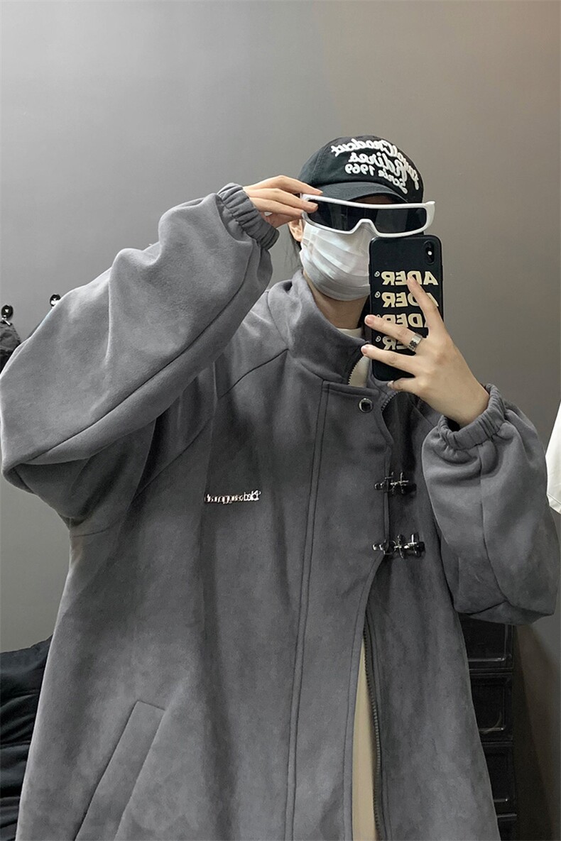 重磅！麂皮绒复合夹克飞机扣外套XH43-特P60控价：108,男装夹克,电商B367