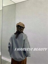 现货小牛印花卫衣，女装卫衣/绒衫，魅力布梵