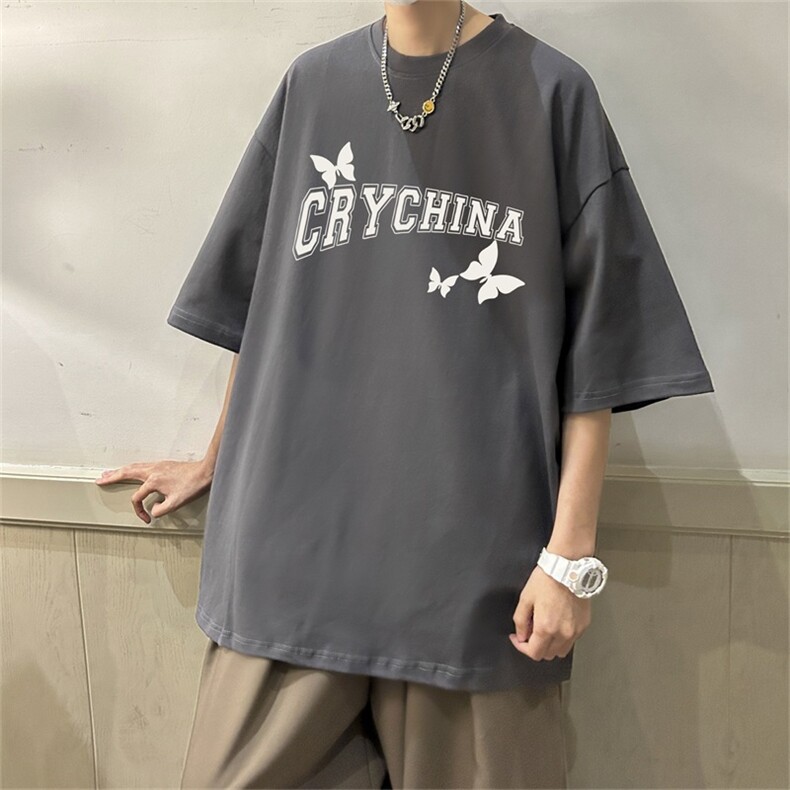 230g重磅纯棉!夏季短袖t恤男半袖男DSA028-MDT2301-P25,男装T恤,电商A028