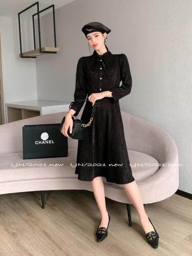 提花连衣裙，女装连衣裙，莲佳妮