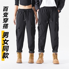工装裤微锥潮牌2025年大码胖子弹力宽松休闲裤A068-FKSK186-TP58，男装工装外套，电商A068
