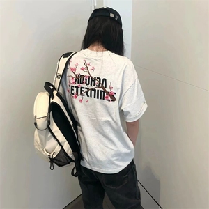 万针全刺绣工艺抖音得物高品质260克重磅纯棉双纱美式高街短袖T恤图片