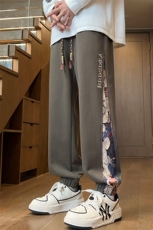 2026秋季新款工装裤子男宽松束脚小熊休闲长裤A436-573-P38，男装工装外套，电商A436