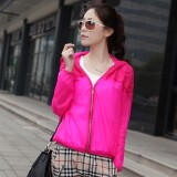 时尚蕾丝拼接女士防晒衣轻薄透气显瘦百搭夏季必备单品，女装防晒衣，凯瑟曼