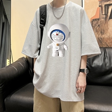 NASA叮当猫华夫格t恤男短袖男大码五分袖酒店风HT73233-P22，男装T恤，电商A040