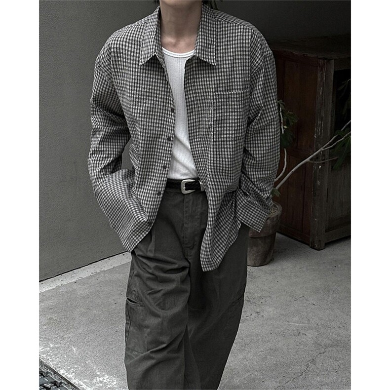 有货~cityboy格子长袖衬衫男女宽松夏薄款防晒衬衣外套C970-特P36，男装防晒衣，星座1004-3