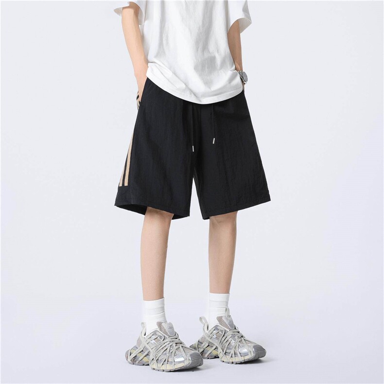 休闲短裤，抖音得物现货，可送样，A061-MK22101-特P25-模特图,男装牛仔裤,电商A061