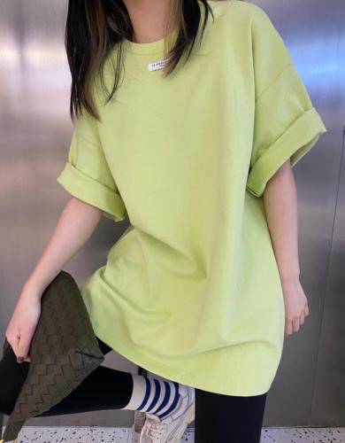 春装贴标短袖T，女装，AMBER ZHANG