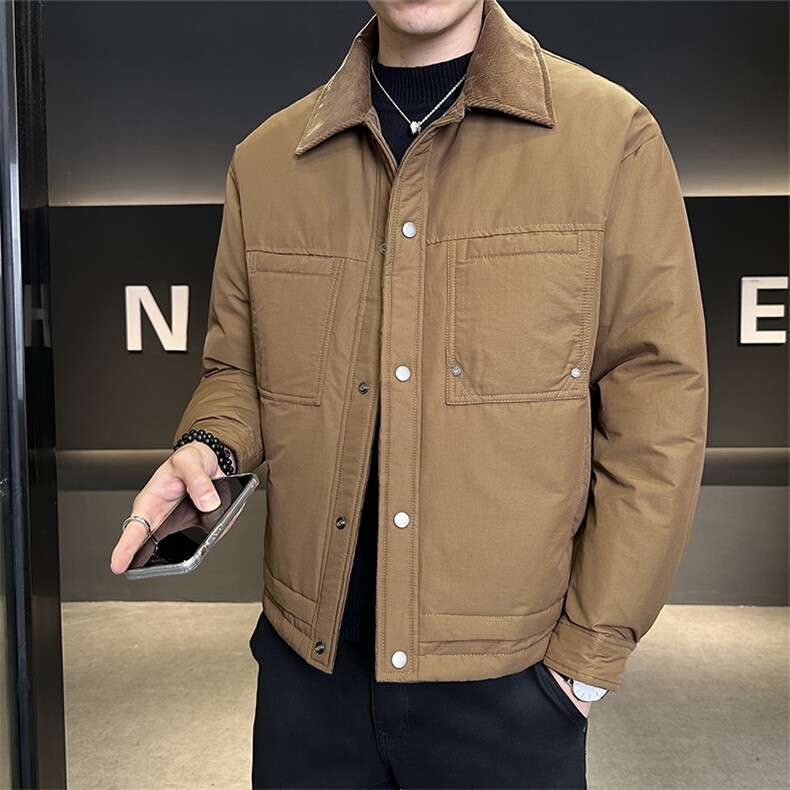 主推数据款标50男士羽绒服工装外套纯色上衣B317/Y8021/P195,男装羽绒服,电商B317