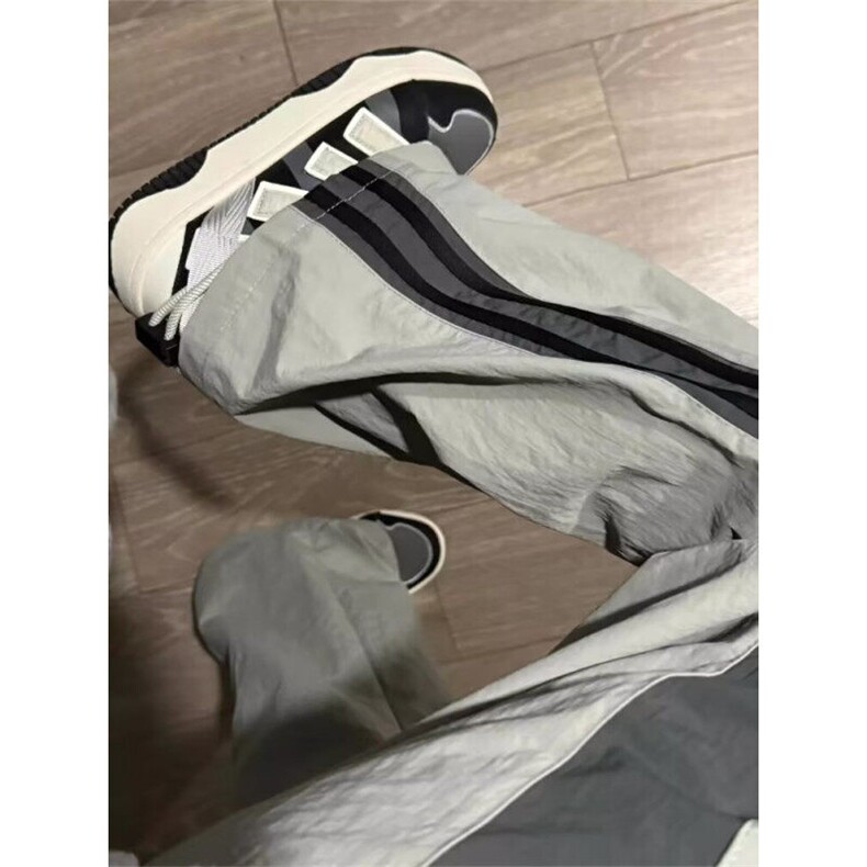 DW2841-P40新款美式2024透气宽松拼接痞帅百搭男休闲裤-网图现货,男装休闲裤,星座603-2