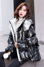 羽绒服女中长款2022冬季新款韩版显瘦带帽加厚保暖白鸭绒外，女装羽绒服，卡杰菲