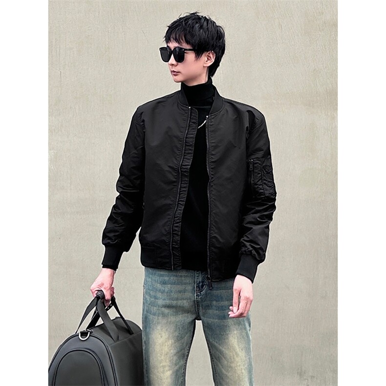 春秋冬男士夹克美式加厚潮牌棒球外套夹克JK327/P90-裤子992/P65，男装夹克，星座1412-2