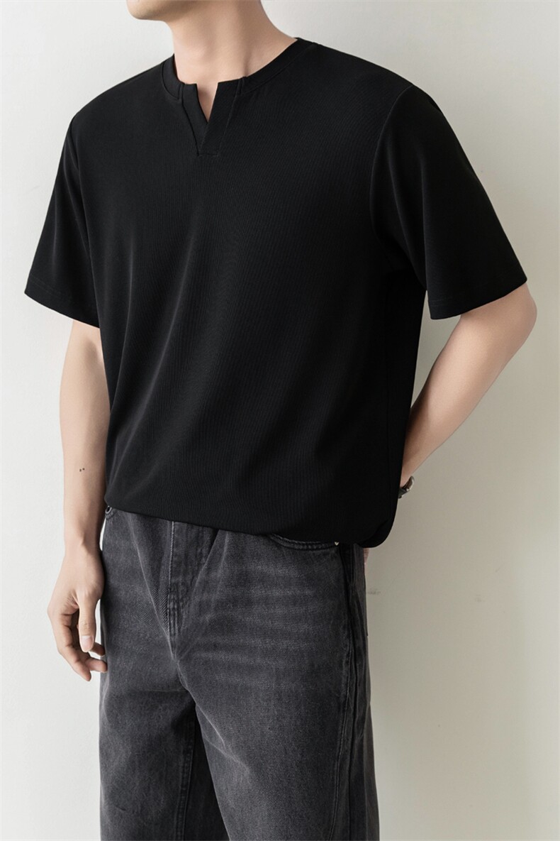 夏打底衫纯色百搭纯色圆领T恤短袖轻熟风A236-82557-特P33,男装T恤,电商A236