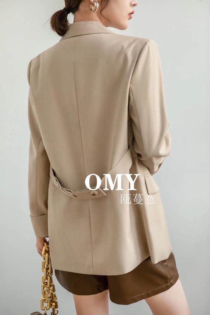 秋款西装外套，女装西装，欧蔓意