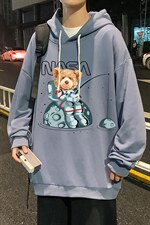 WY2251-P35纯棉连帽卫衣男大码运动帽衫宽松薄外套男，男装卫衣，电商A040