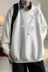 半高领毛衣男大码胖子针织衫毛线衣M18393-P45加绒款-P65，男装针织衫/毛衣，电商A040