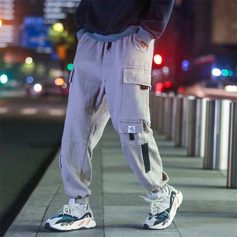 【】A003-HZ7017-P68冬装新款工装收脚时尚休闲裤夜景,男装休闲裤,电商A003