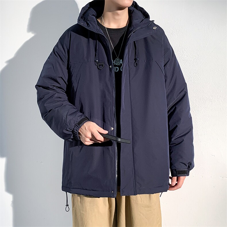 冬季新品保暖连帽棉衣休闲潮流青少年百搭棉服外套MY9083-P100图片