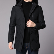 DF908钱塘2020-2商务休闲冬季厚款有帽中年男士百搭羽绒服P295，男装羽绒服，钱塘207-2