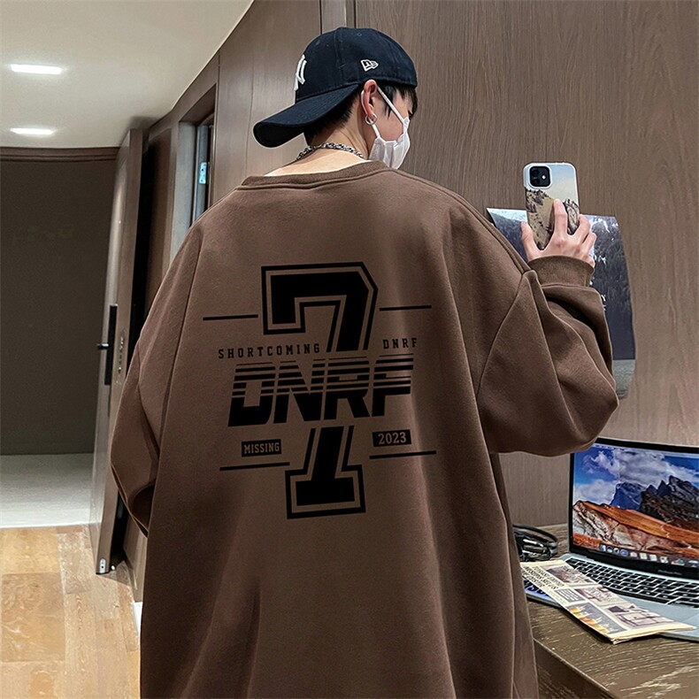 直播360克重磅美式潮牌印花卫衣Y113特P28同步供应华棉品质,男装卫衣,电商A486