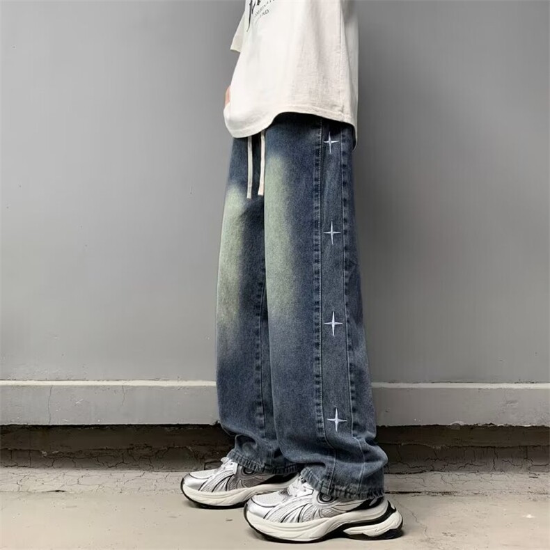 2024美式牛仔裤男款春季长裤潮 N1086  P42图片